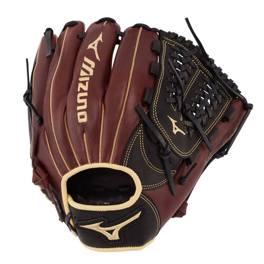 Guantes Mizuno Beisbol MVP Prime Infield 11.5" Para Hombre Negros Rosas 8179346-BC